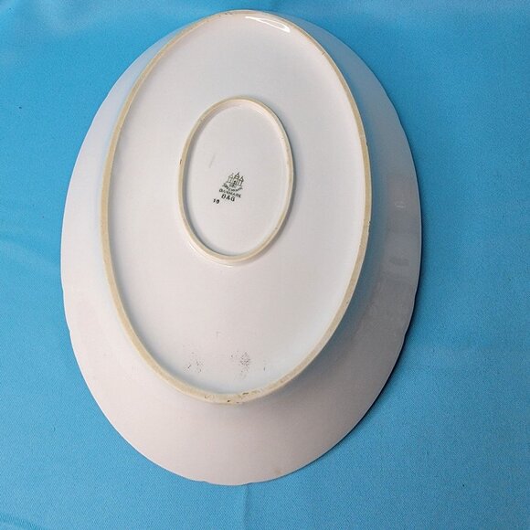 Bing & Grondahl Copenhagen Porcelain Seagull Oval Platter 10" Denmark - Picture 2 of 3